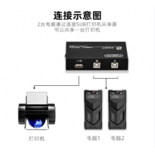 豐杰英創(chuàng)（FJGEAR）usb切換共享器四進一出打印機共享器2口轉(zhuǎn)換器分線器